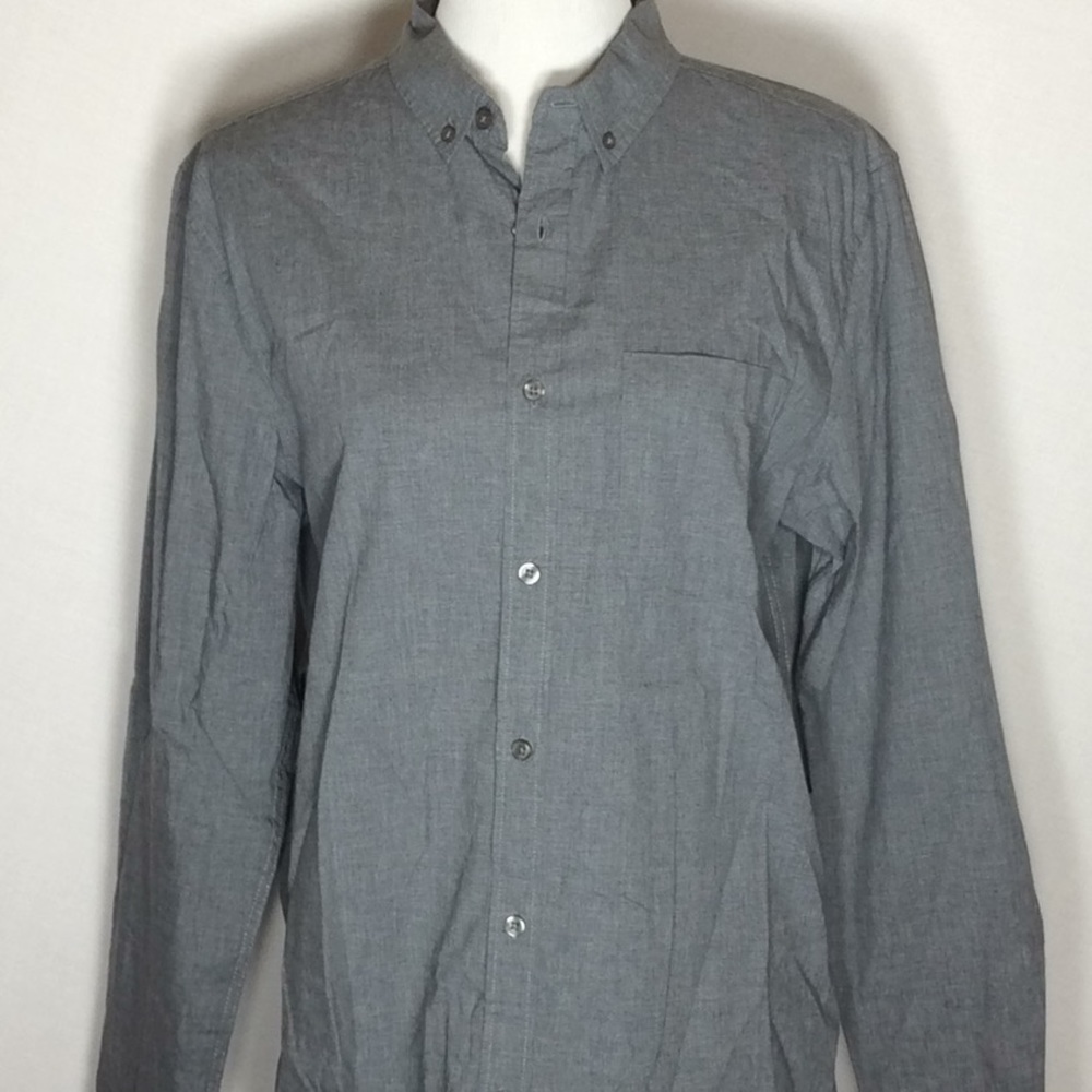 Forever 21 Men Grey Woven Shirt